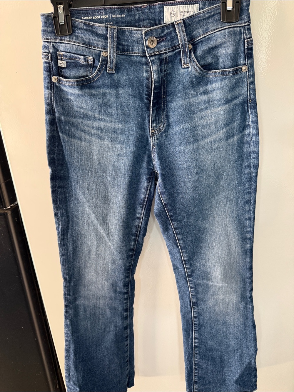 Ag Adriano Goldschmied Blue Bootcut Jeans